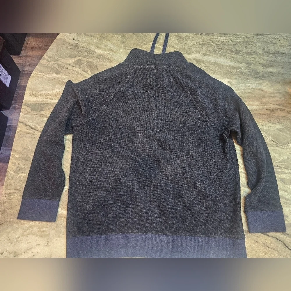 Banana Republic Brushed Birdseye Pullover - Navy - Size Large